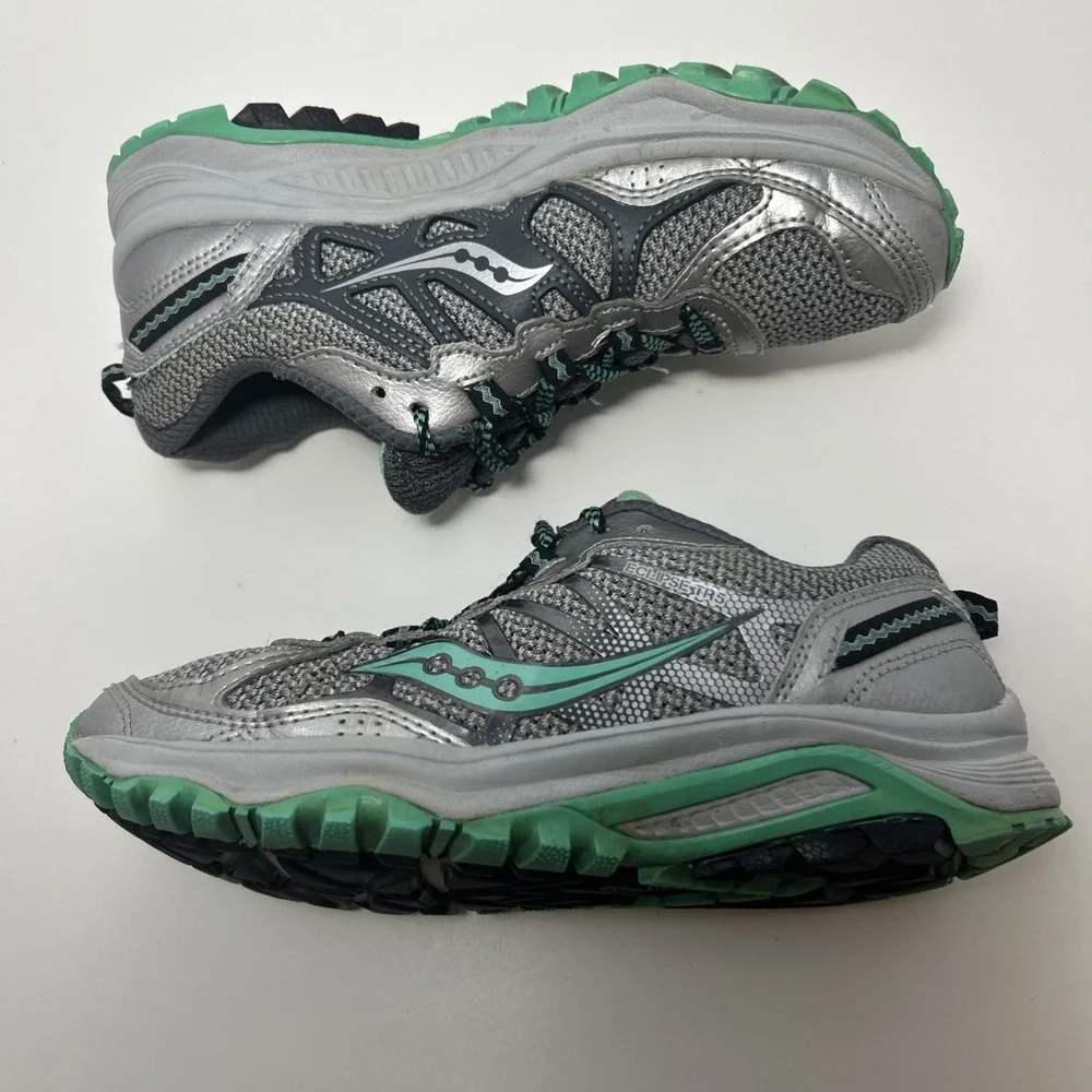 Saucony‎ Eclipse TR 5 Running Shoes Women's Sz 6 Gray Outdoor Trail Shoes
